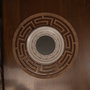 Hermia Labyrinth - Wengué Juego de Salvamanteles de Madera (4 piezas)